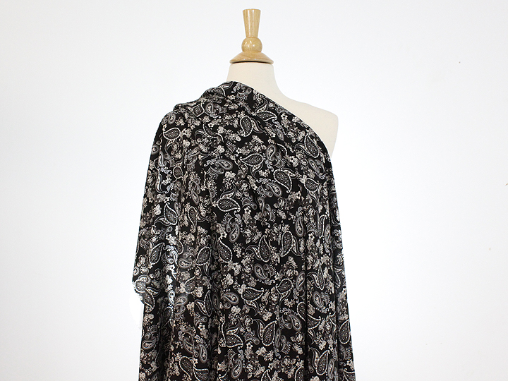 Paisley - Black – Sawyer Brook Distinctive Fabrics