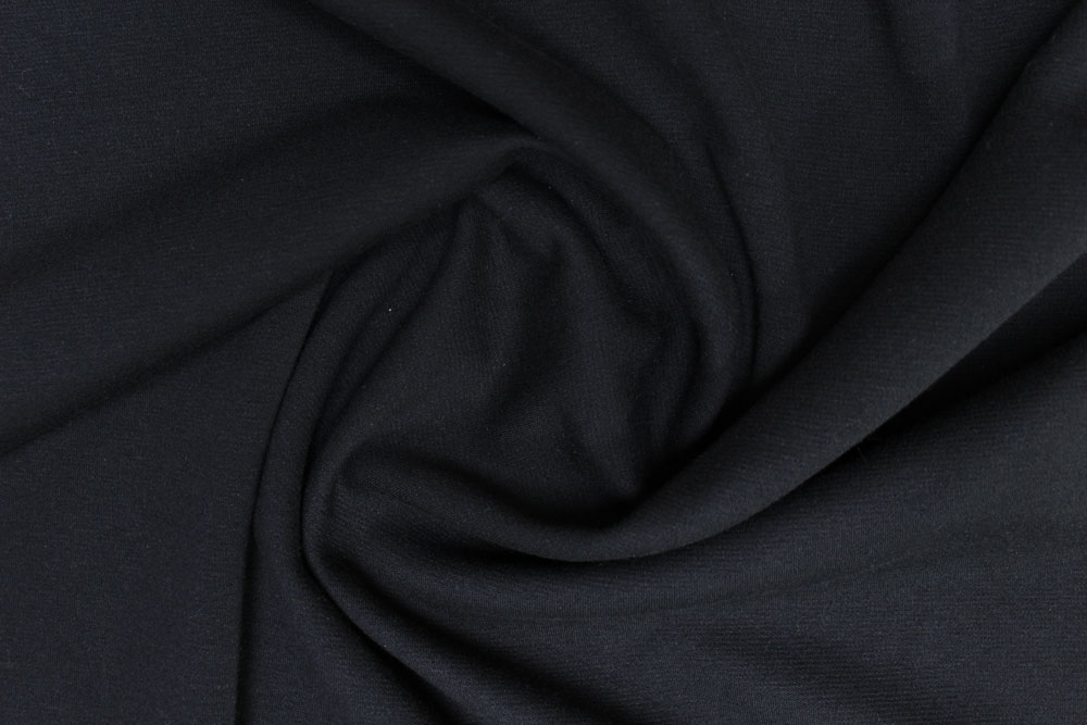 Ponte Di Roma - Heavy Black – Sawyer Brook Distinctive Fabrics