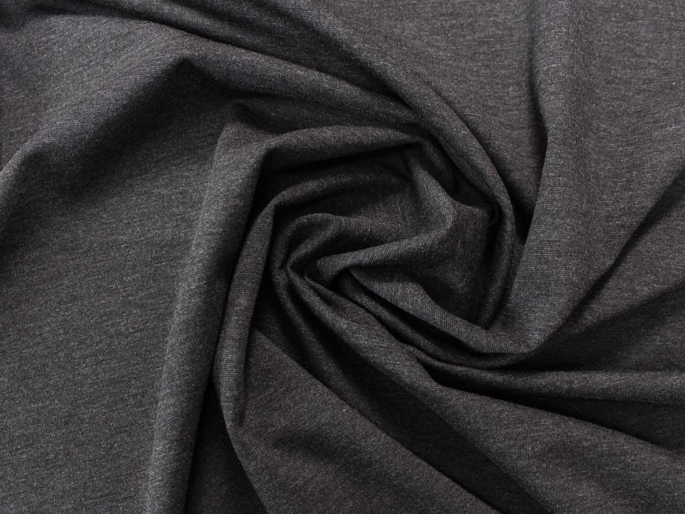 Ponte Knit – Charcoal Gray